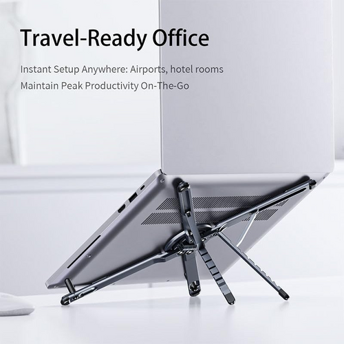 Multi-Purpose Foldable Stand for Laptop, Mobile & Tablet – Adjustable Aluminum Device Holder