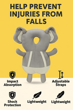 3-in-1 Baby Safety Combo – Head Protector Helmet & Knee Pads for Crawling and Walking