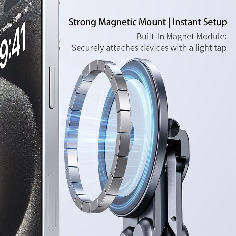 Multi-Purpose Foldable Stand for Laptop, Mobile & Tablet – Adjustable Aluminum Device Holder