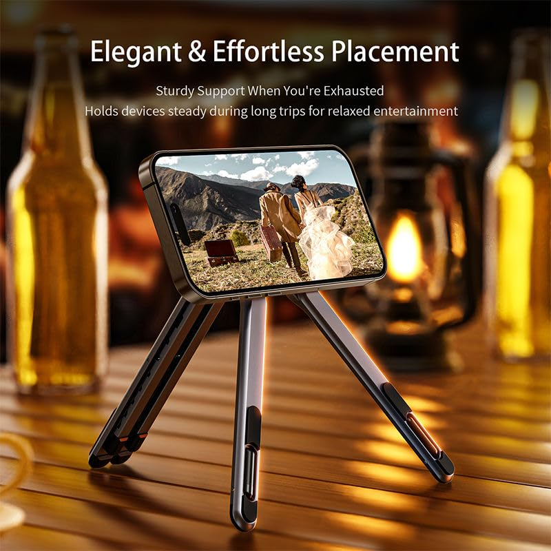 Multi-Purpose Foldable Stand for Laptop, Mobile & Tablet – Adjustable Aluminum Device Holder