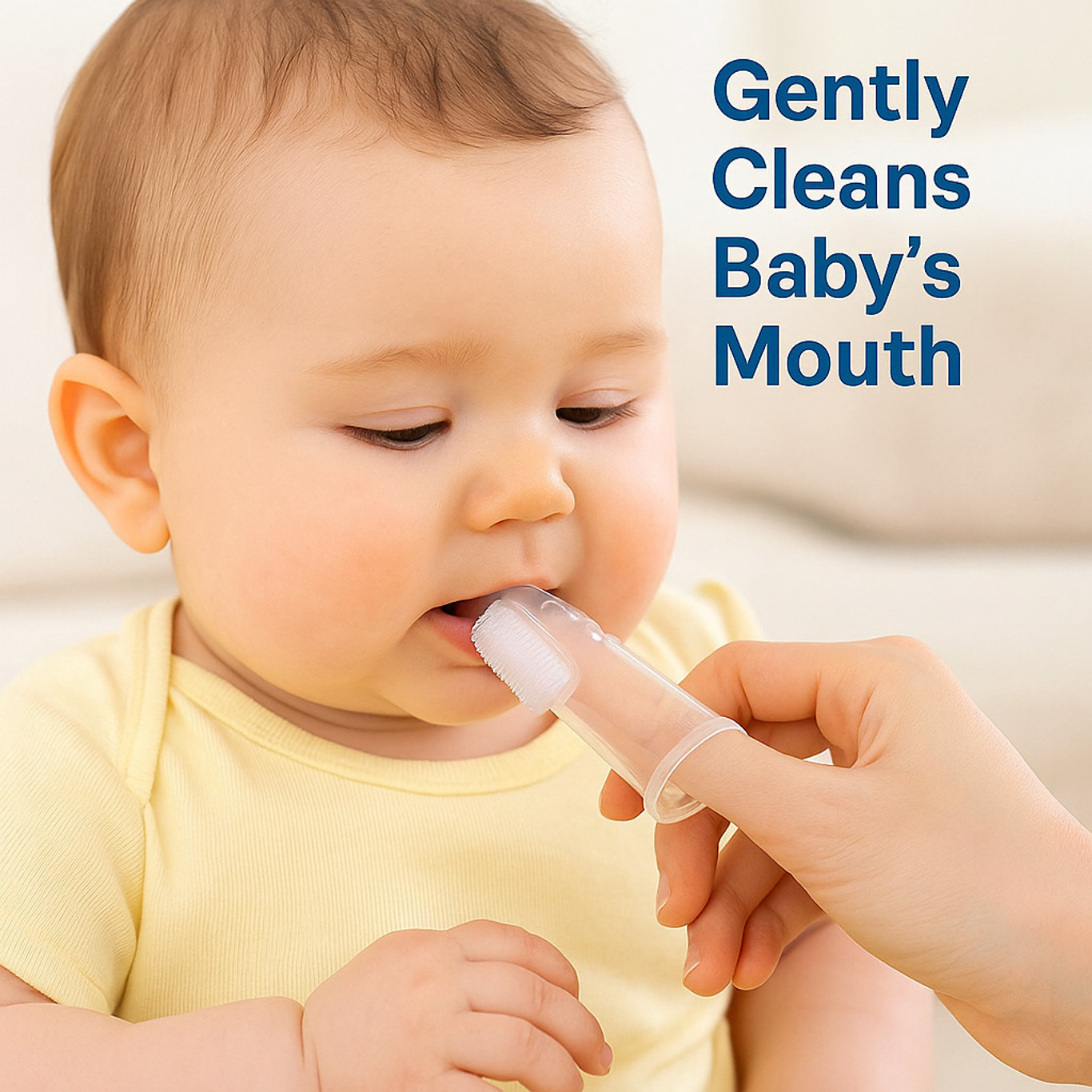 Baby Finger Tooth Brush Gentle Care Soft Silicone (BPA Free)